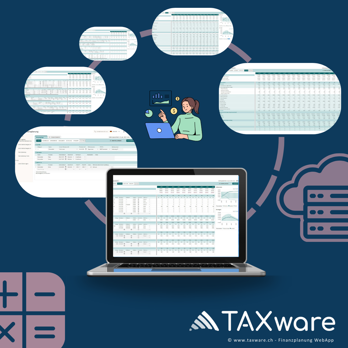 TaxWare - Finanzplanung Grafik